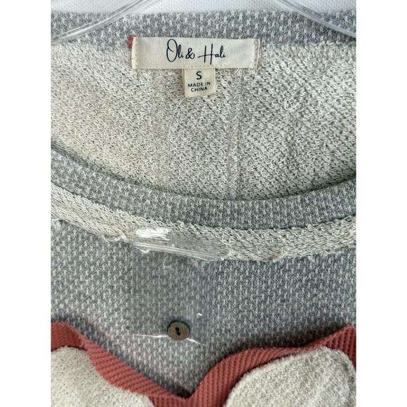 Oli & Hali Daisy Striped Pullover Sweater Size Small - Picture 5 of 8